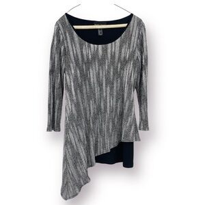 Frank Lyman Design Blouse | High-Low Hem | Size 10